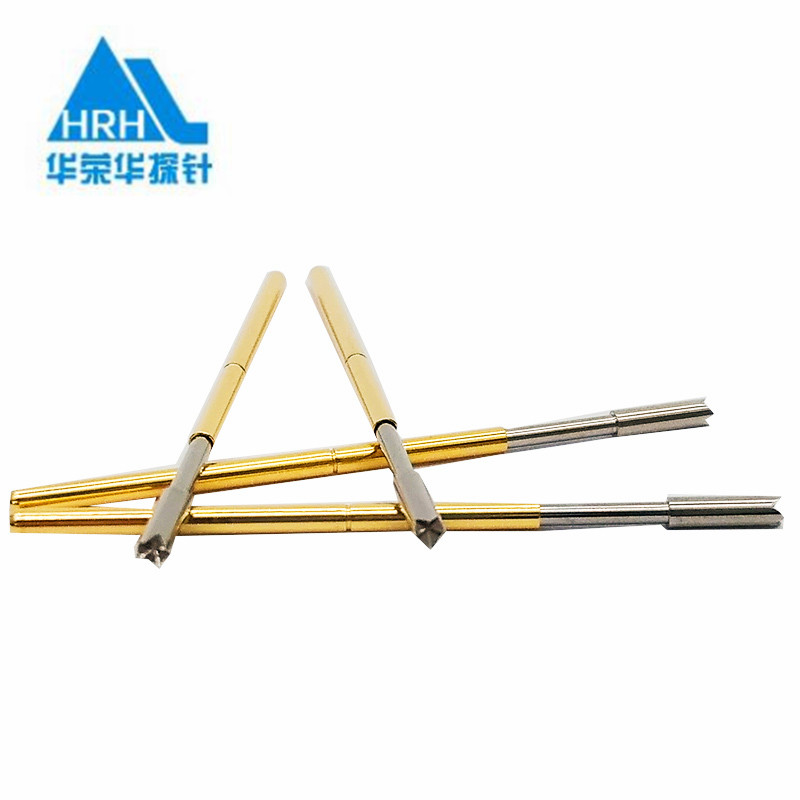 G1353-Q探針、四爪頭探針、1.36mm測試針、總長36.5mm、彈簧針圖片、測試針圖片、頂針圖片、探針圖片