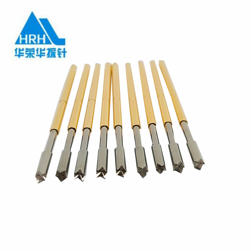 G1353-Q探針、四爪頭探針、1.36mm測試針、總長36.5mm、彈簧針圖片、測試針圖片、頂針圖片、探針圖片